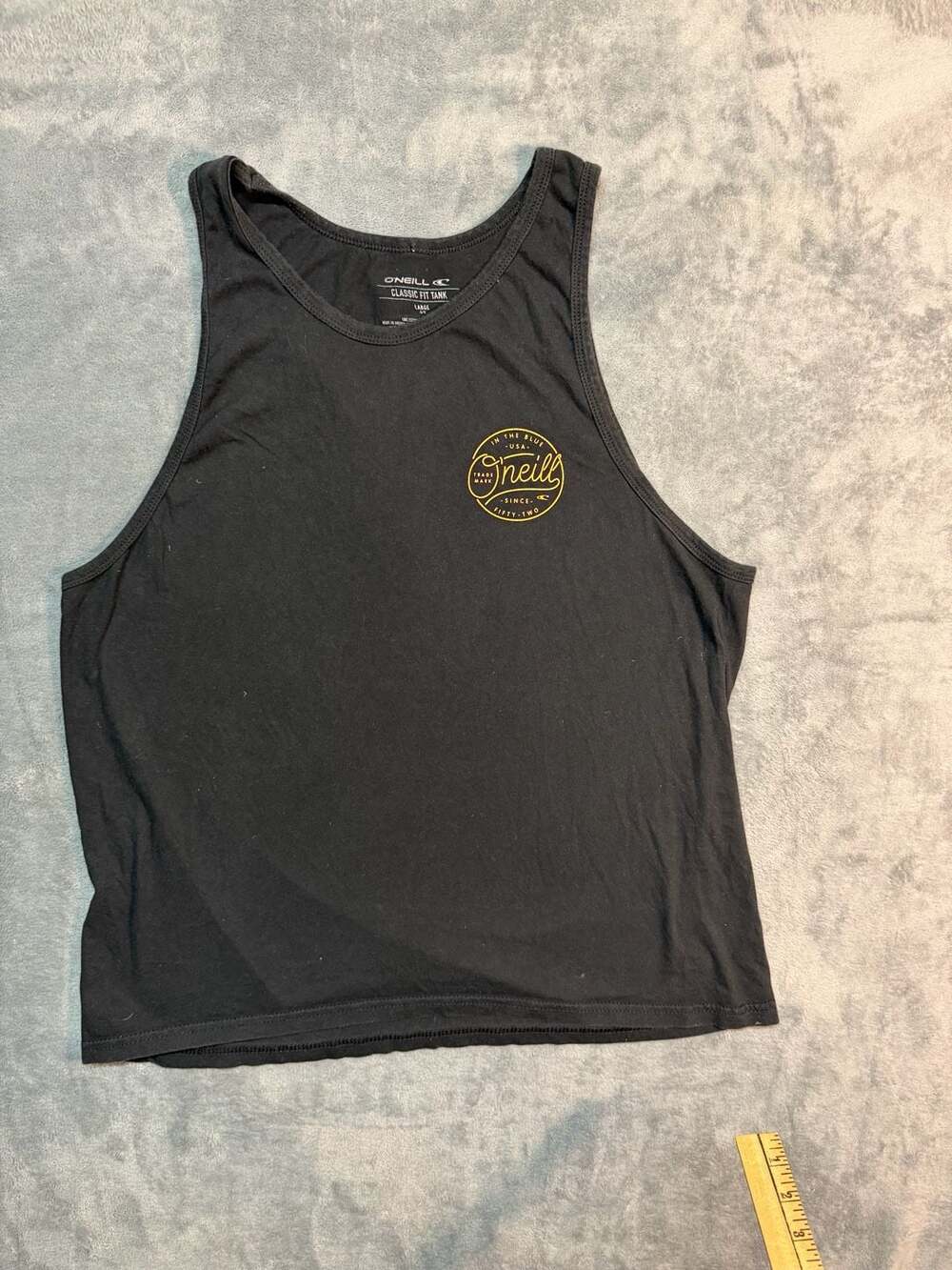 O'Neill Classic Fit Tank Top Black Size Large